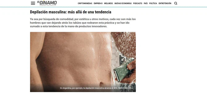 Depilación masculina: más allá de una tendencia